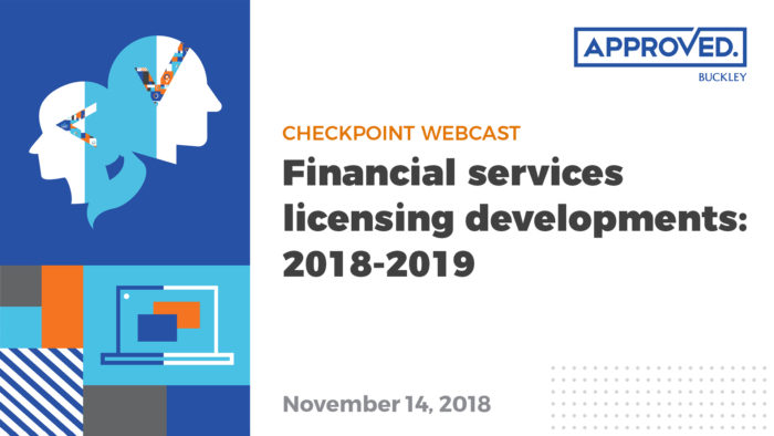 APPROVED_WC_Slate_Licensing_Developments Financial services licensing developments | APPROVED Checkpoint Webcast