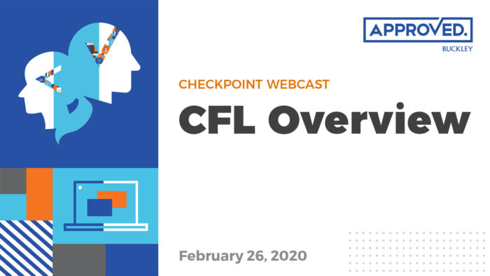 Checkpoint Webcast: CFL Overview