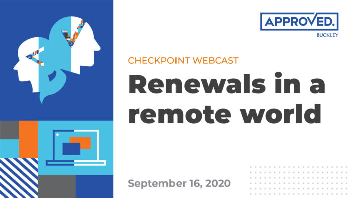 Checkpoint Webcast | Renewals in a remote world