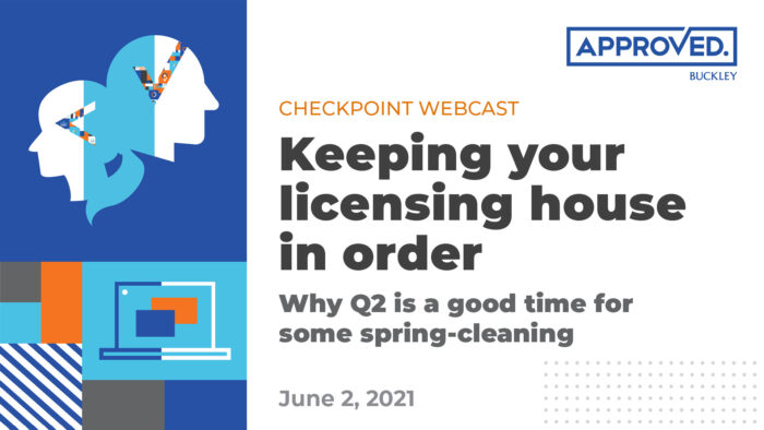 Checkpoint Webcast: Keeping you licensing house in order
