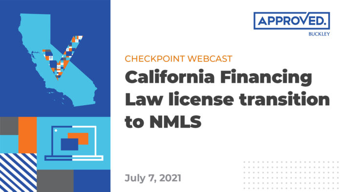 CFL license transition to NMLS | APPROVED Checkpoint Webcast